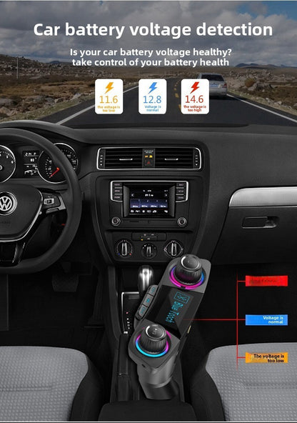 BT06 Bluetooth Car FM Transmitter MP3 Player QC3.0 Fast Charging Handsfree