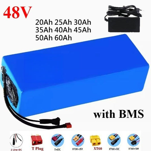 48V 20Ah 13S3P Li-ion Battery Pack for E-Bike Electric Scooter Rechargeable