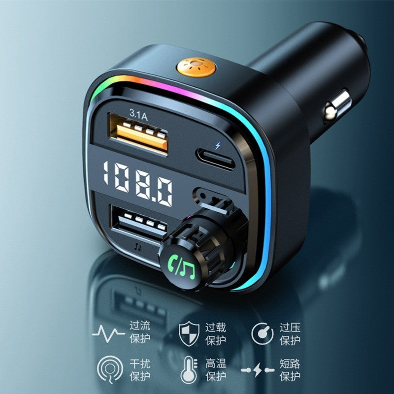 Bluetooth Car MP3 Player FM Transmitter with Dual USB Fast Charging Port