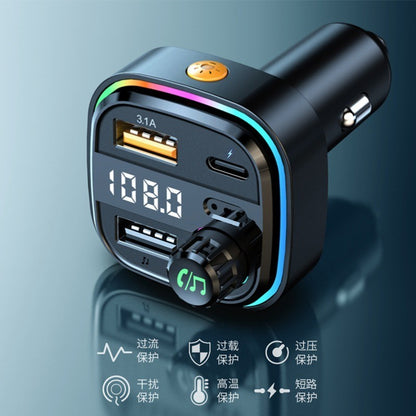 Bluetooth Car MP3 Player FM Transmitter with Dual USB Fast Charging Port