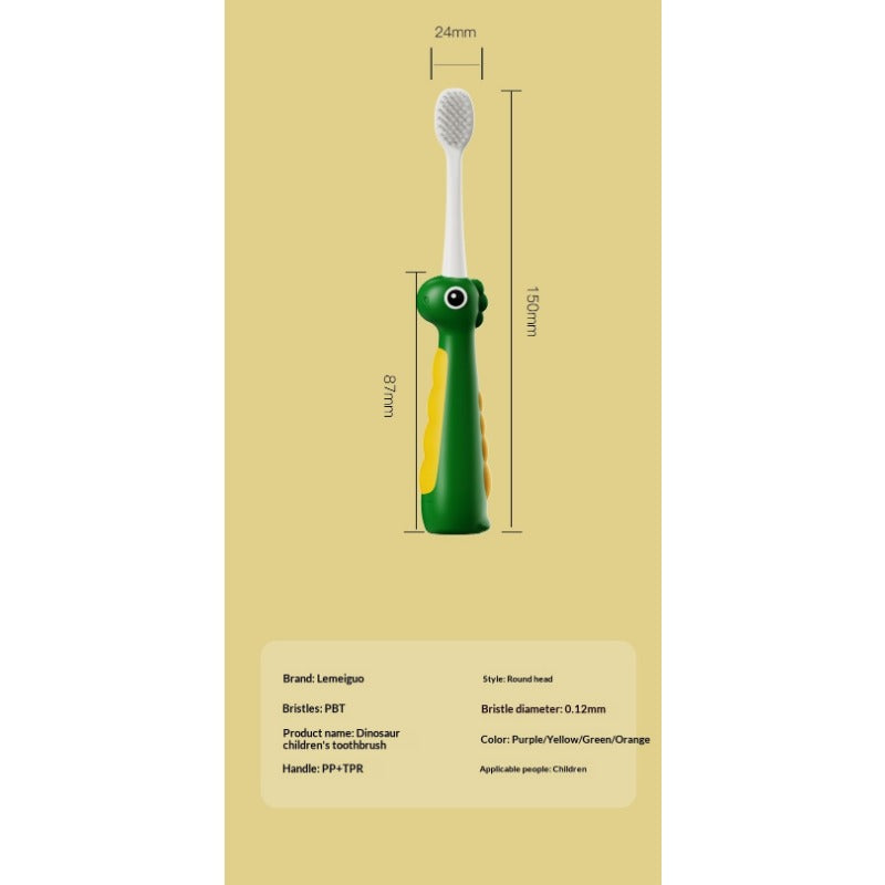 儿童牙刷3-6到12岁以上恐龙独立包装小头软毛家用牙刷
