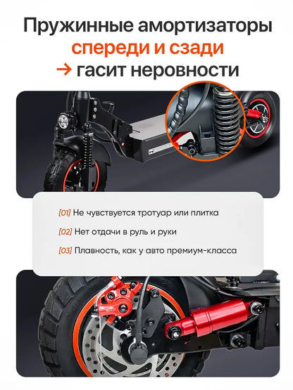 Электросамокат Kugoo Max Speed, самокат электрический