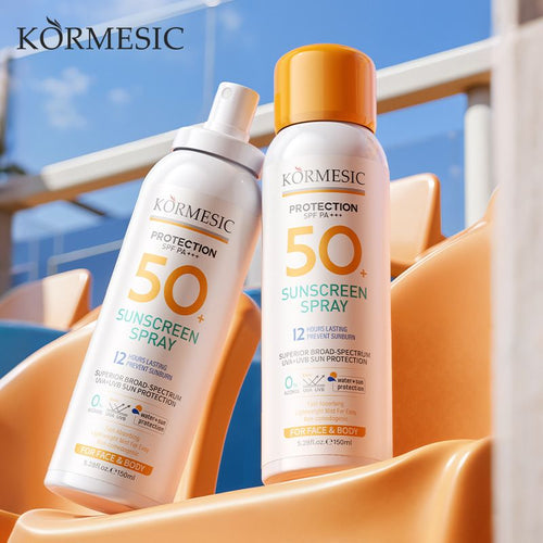 KORMESIC Солнцезащитный крем набор 2 шт. для лица SPF50 PA++ легкая текстура, матирующий эффект, 150 мл