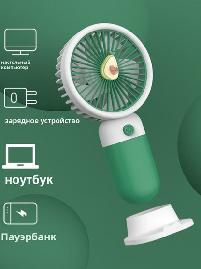 Милый портативный ручной вентилятор мини, многофункциональный, USB-зарядка, стильный дизайн, компактный, идеальный подарок подставка для телефона