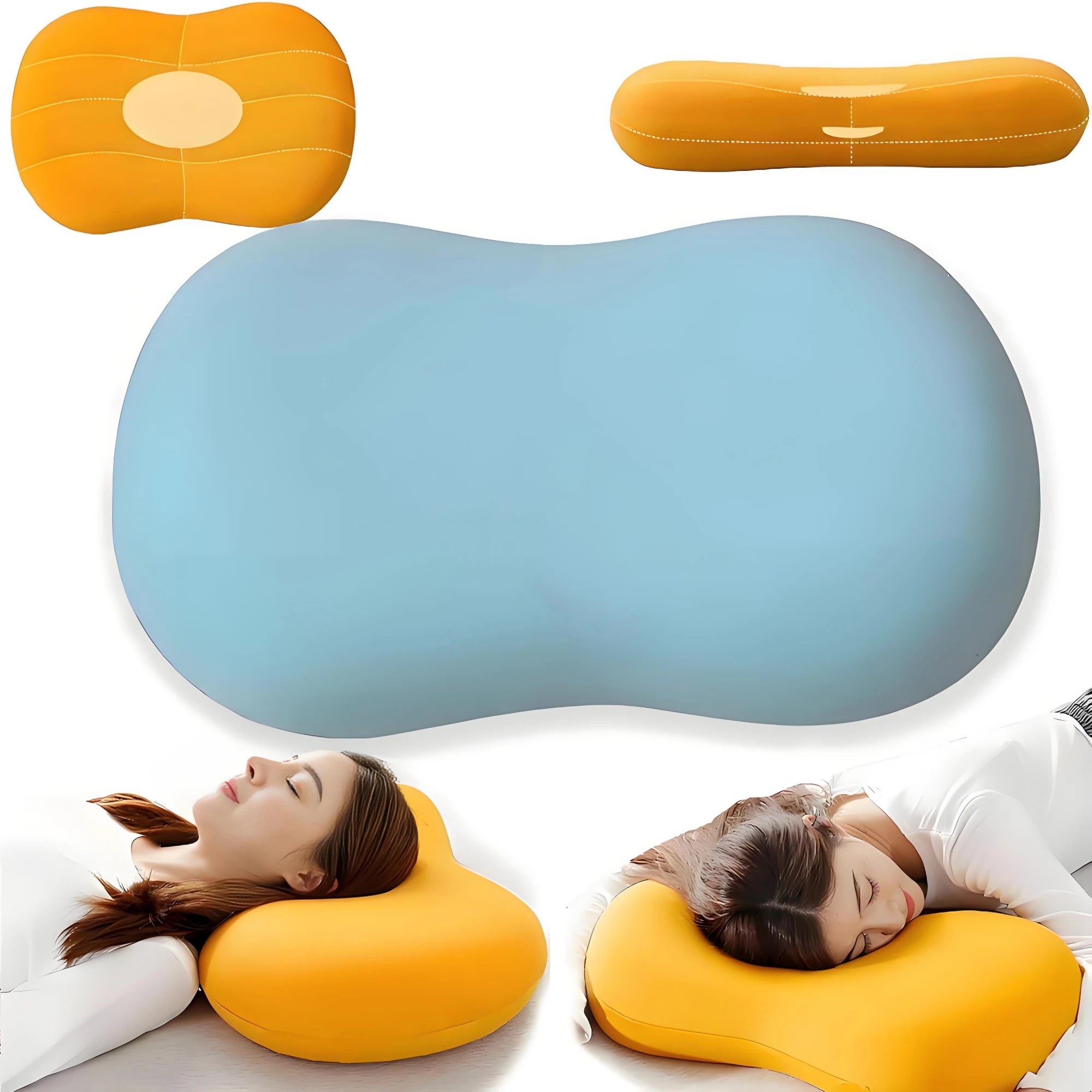 Ergonomic Memory Foam Neck Pillow