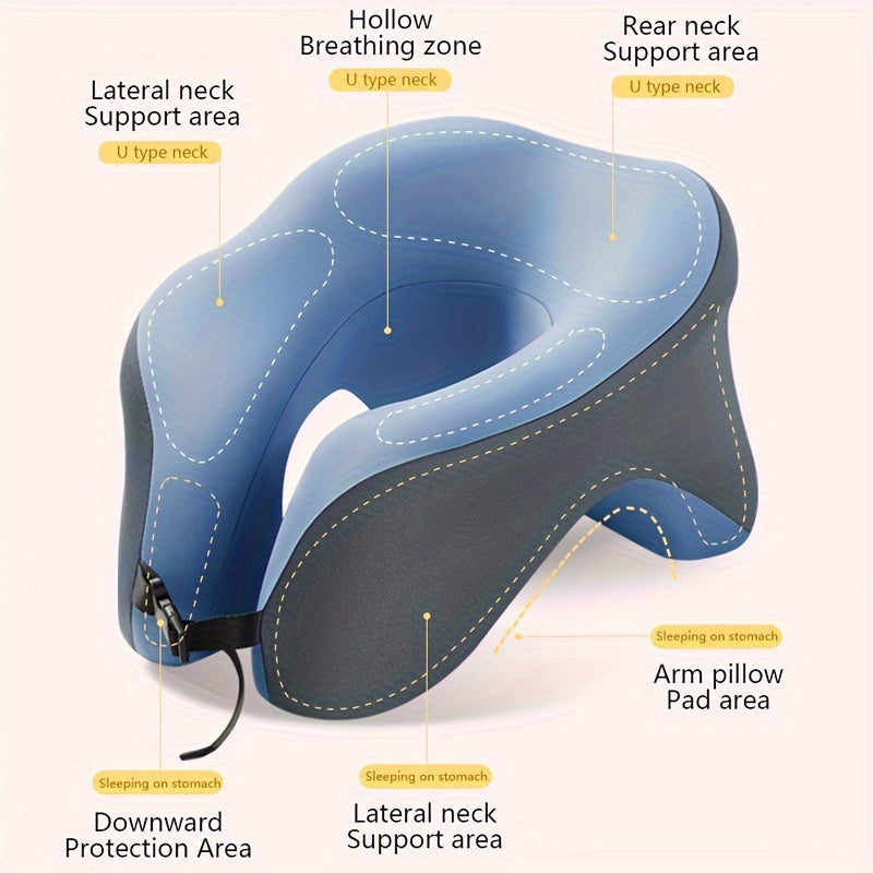 "Ergonomic U-Shaped Nap Pillow