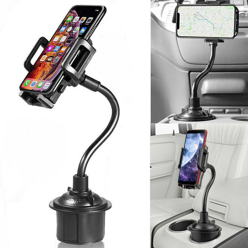 Car Mount Adjustable Gooseneck Cup Holder Stand Cradle Universal Cell Phone US