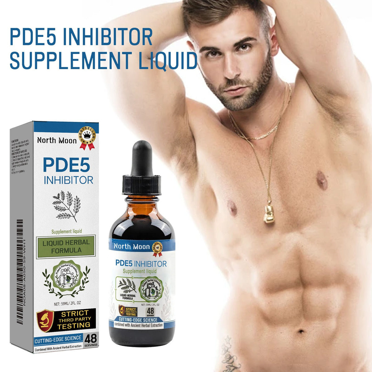 PDE5 Natural Male Massage Oil Drops,Strength & Endurance Support,Body Care