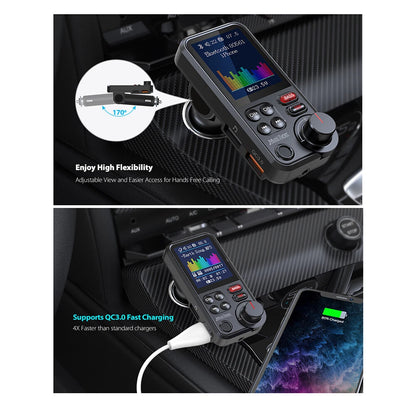 Bluetooth Car Kit MP3 Player FM Transmitter Wireless Radio Adapter USB Charger