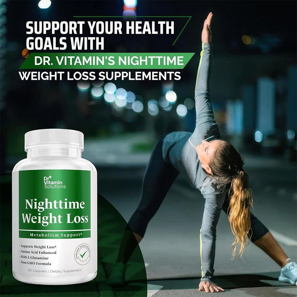 Nighttime Fat Burner Supplements - Appetite Suppressants for Weight Loss 60