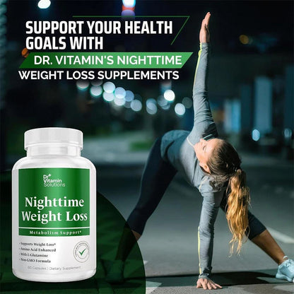 Nighttime Fat Burner Supplements - Appetite Suppressants for Weight Loss 60
