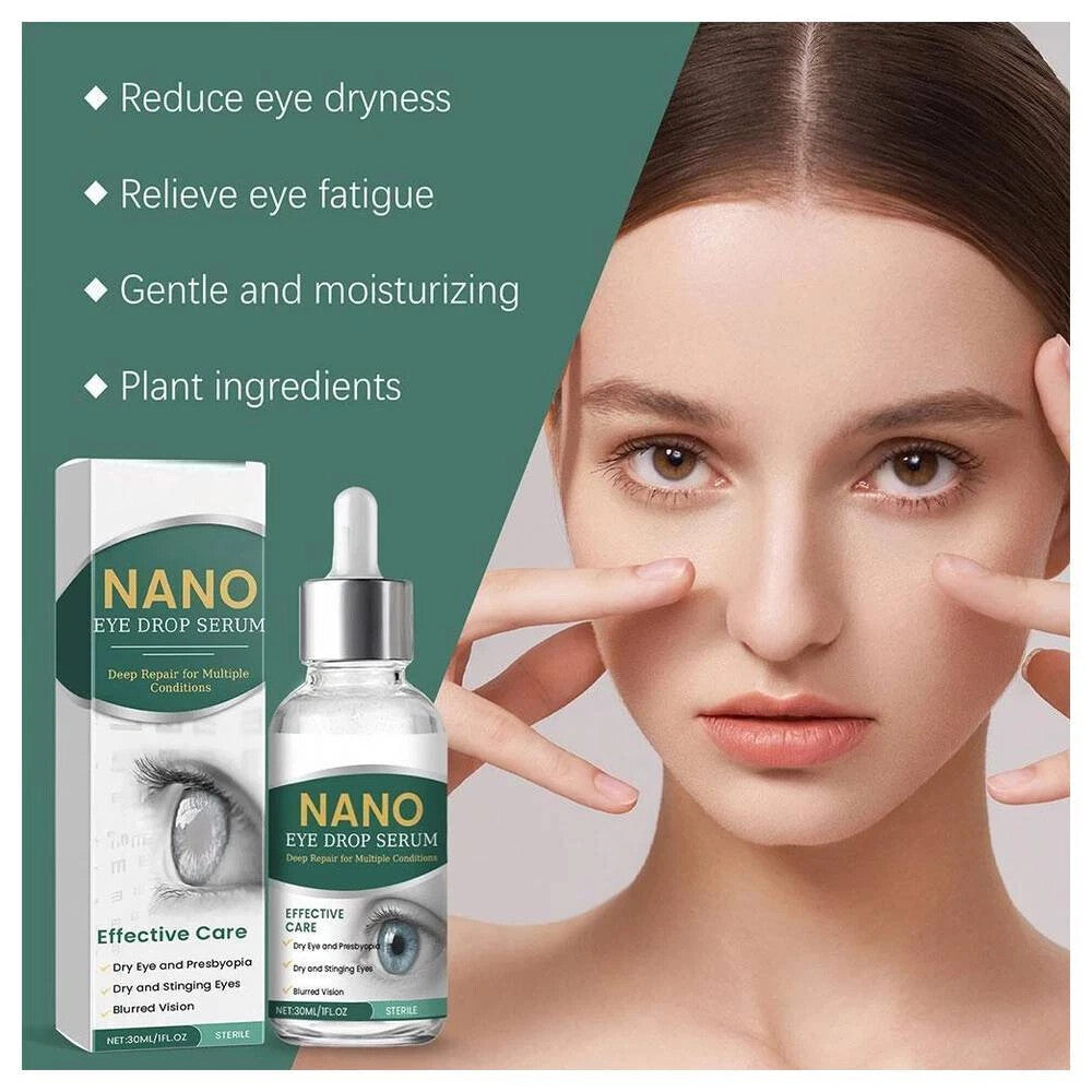 Nano Eye Drops Serum|Natural Nano Lubricant Eye Drop for Dry Eye Presbyopia