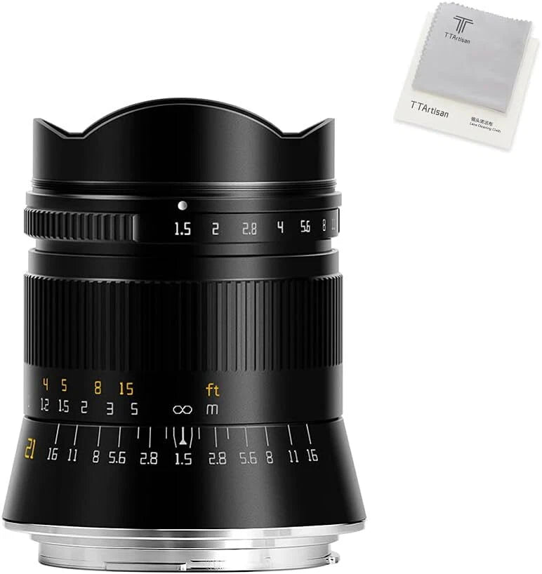 TTArtisan 21mm F1.5 Full Fame ASPH Wide Angle Lens for Leica M-Mount Cameras