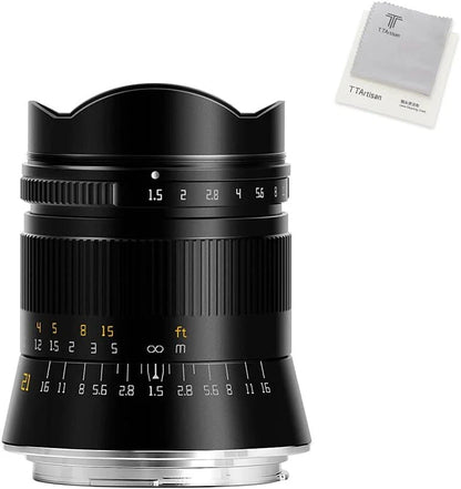 TTArtisan 21mm F1.5 Full Fame ASPH Wide Angle Lens for Leica M-Mount Cameras