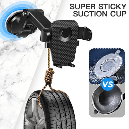 Car Phone Holder Dashboard Windshield Phone Mount Universal for iPhone Samsung