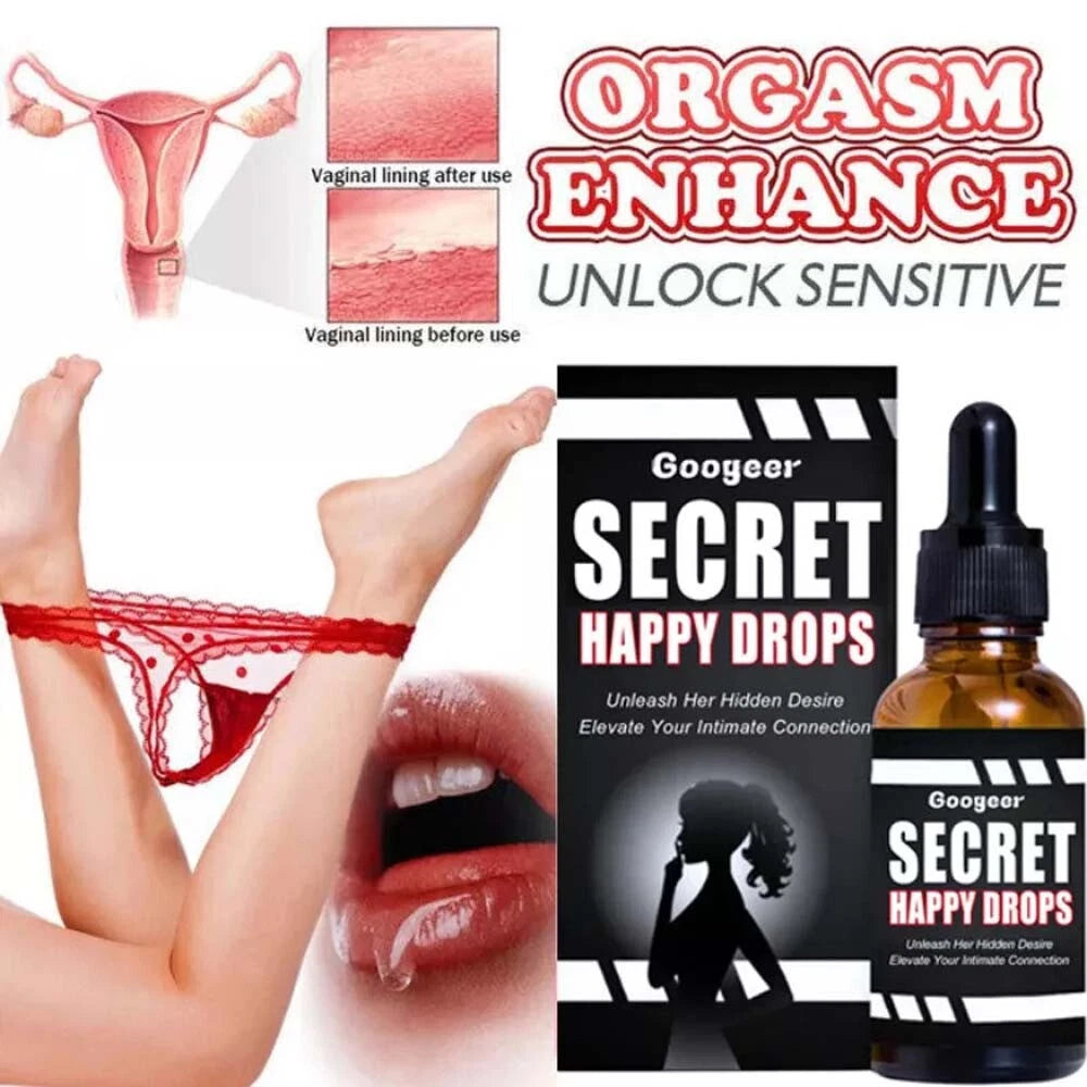 Secret Happy Drops,Pleasure Peak-Oral Drops,Enhancing Sensitivity For Women