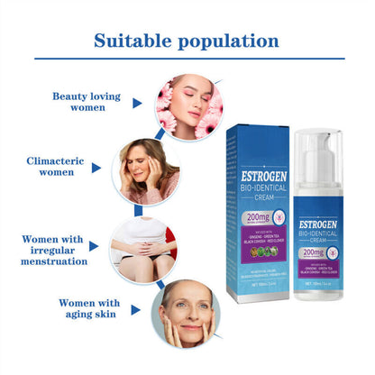 100ml New Estrogen Cream Natural Bio-identical Menopause Relief Balance Therapy~