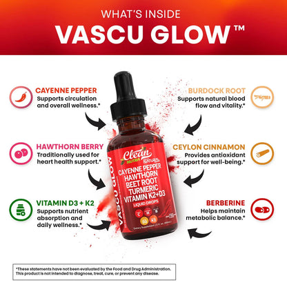 (2 Packs) 60ml Cayenne Pepper Supplement Liquid Drops + Hawthorn Berry