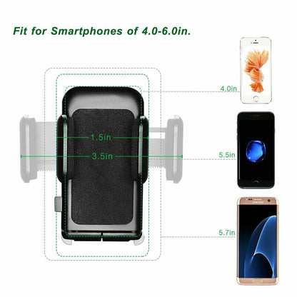 Car Windshield Mount Cradle Holder Stand GPS for Cell Phone Universal 360°