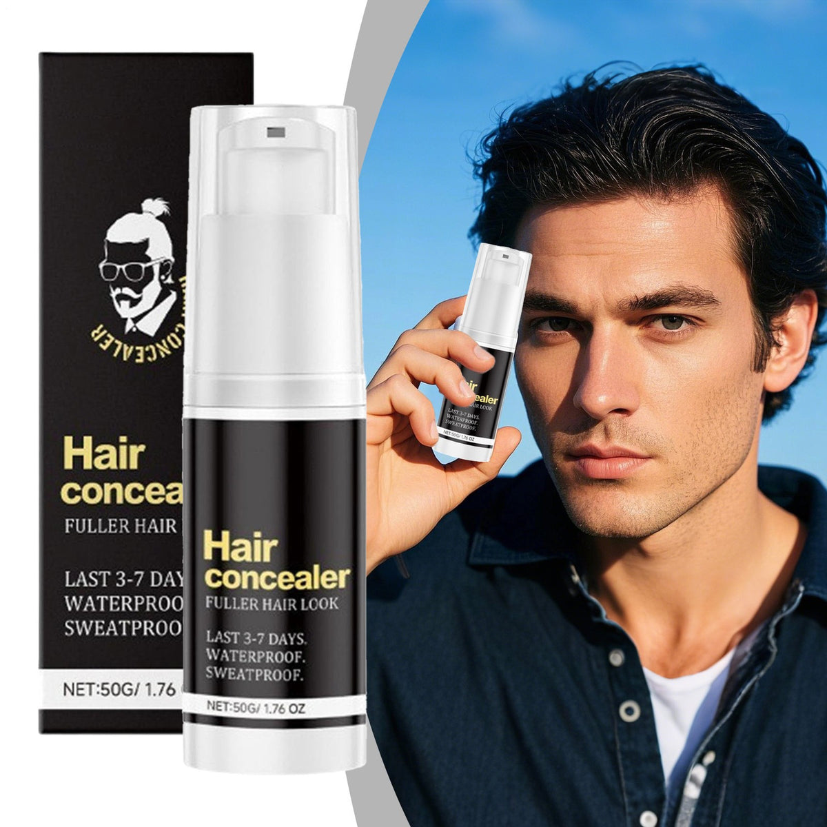 Hairfillup Hair Concealer,Hairfillup Hair Concealer Waterproof,Enhance Hairline