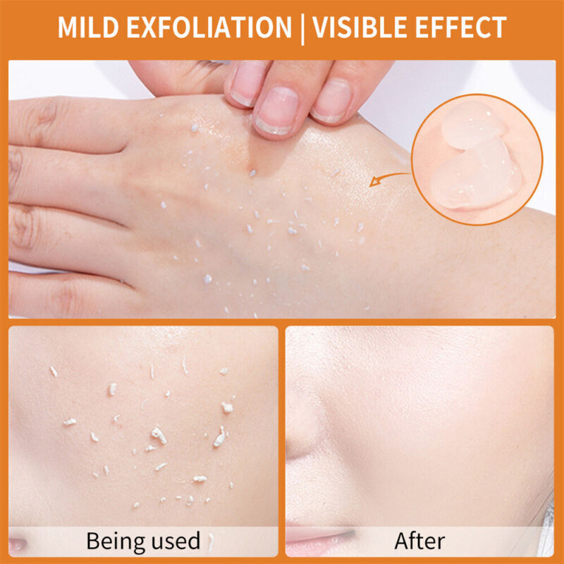 1-5PCS New Orange Enzymes Facial Skin Exfoliating Brightening Scrub Gel 50G US