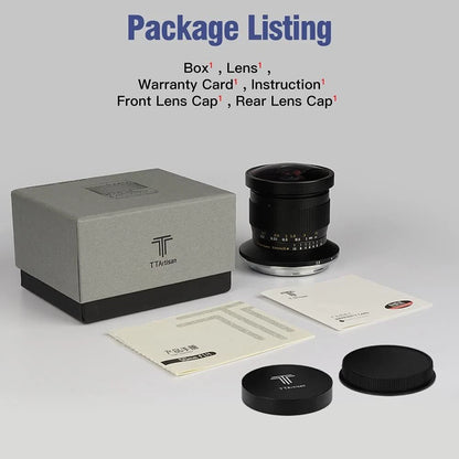TTArtisan 11mm F2.8 Manual Focus Rectangle Fisheye Lens for Leica M-Mount