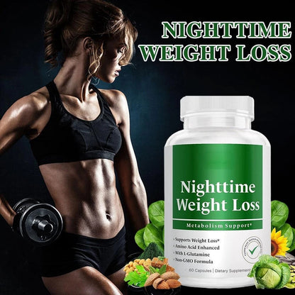 Nighttime Fat Burner Supplements - Appetite Suppressants for Weight Loss 60