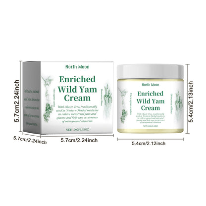 Wild Yam Cream Organic for Hormone Balance,Relieve Menstrual Discomfort,100g