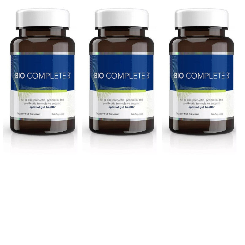 1-5X 60Caps Bio Complete 3 Capsules Prebiotic Probiotic Postbiotic Supplement✔