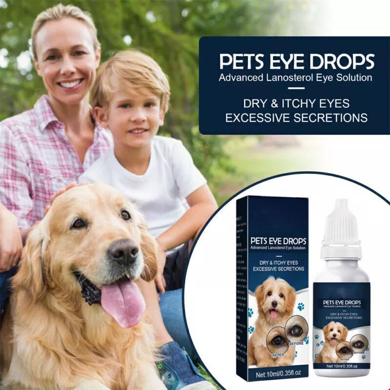 Eye Drops for Pets Bacterial,Viral and Fungal & Infections Dog Cat Treatment US