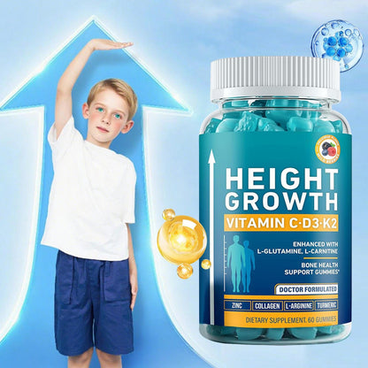 60*Height Growth Gummies for Kids - Growth Vitamins for Teens Height Increase