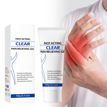 1-5X ClearZal Pain Relieving Gel FastActing Cooling for SoreMuscles and Joints ~