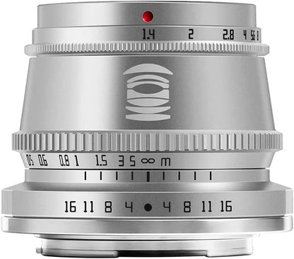 TTArtisan 35mm F1.4 APS-C Manual Focus Lens for Olympus Macro 4/3 Mount Cameras