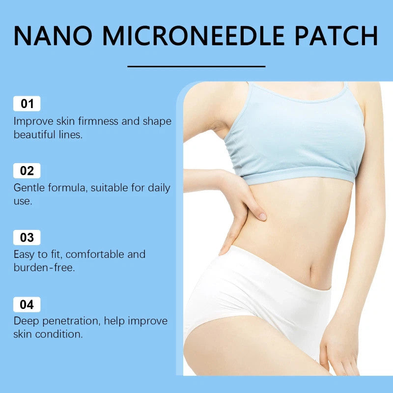 1-5pcs Nano Microneedle Body Care Patches for Weight Loss Young Skin for Unisex