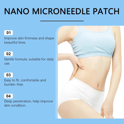 1-5pcs Nano Microneedle Body Care Patches for Weight Loss Young Skin for Unisex