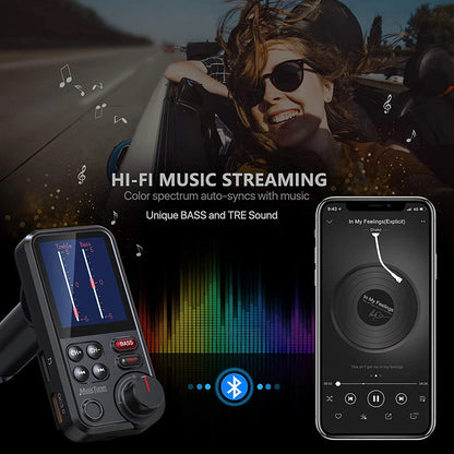 Bluetooth Car Kit MP3 Player FM Transmitter Wireless Radio Adapter USB Charger