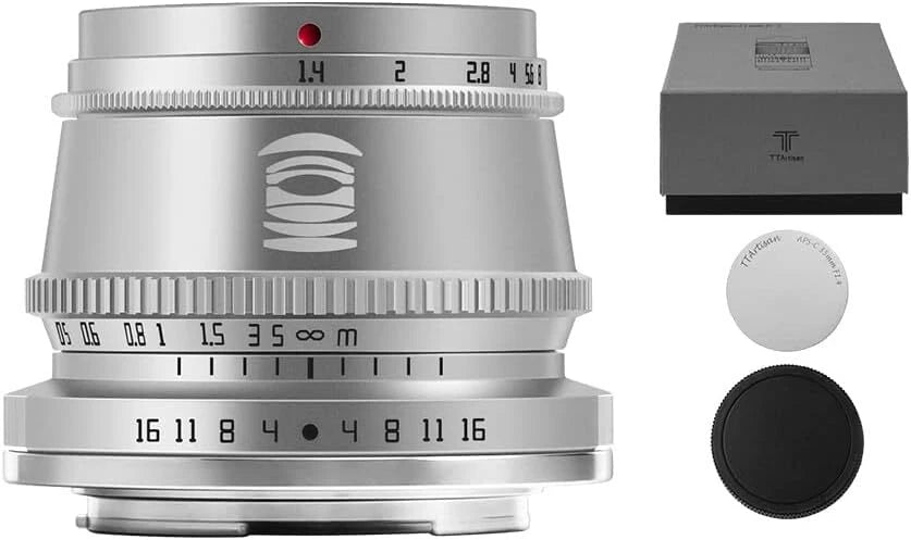 TTArtisan 35mm F1.4 APS-C Manual Focus Lens for Olympus Macro 4/3 Mount Cameras