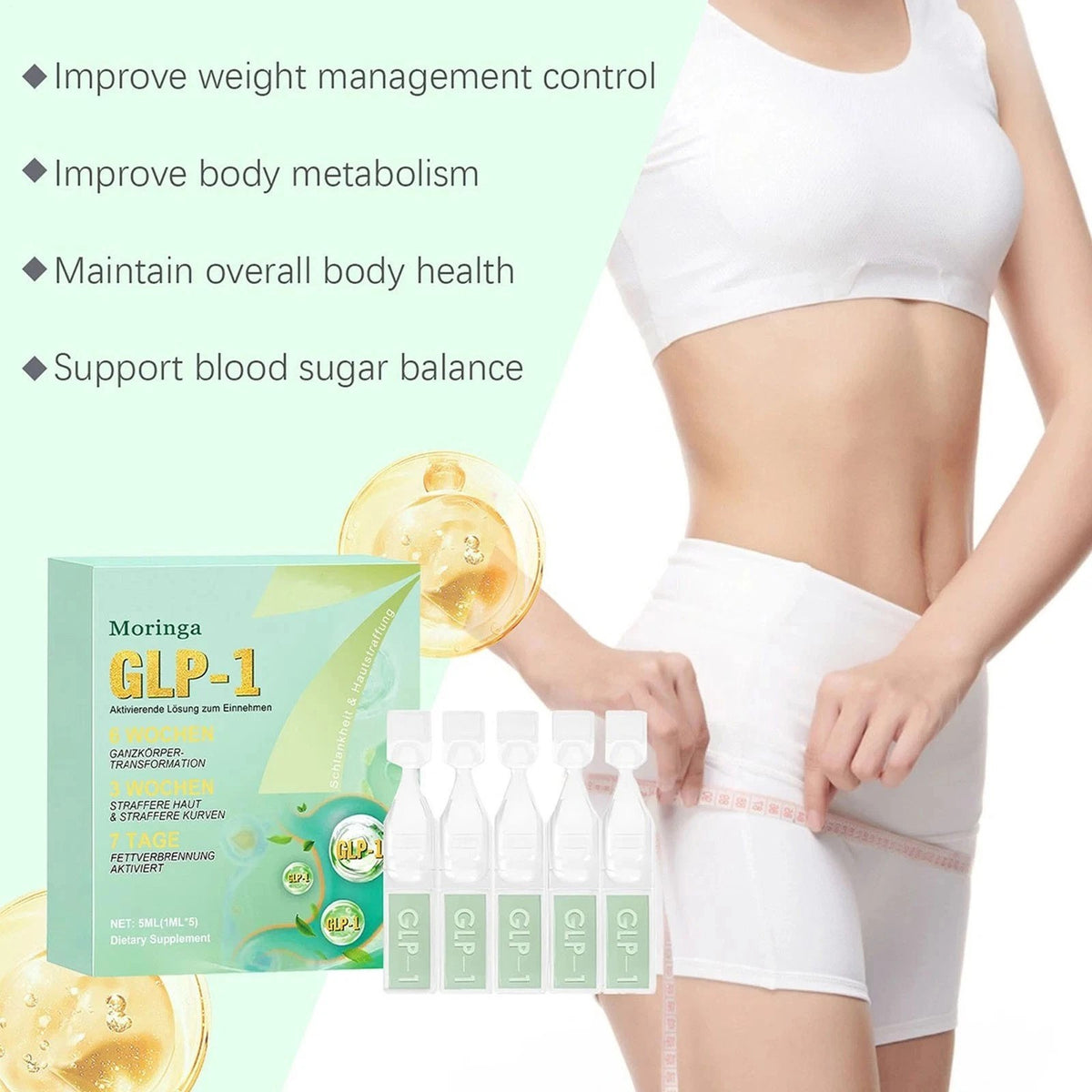 GPL-1 Weight Loss Oral Solution - Natural Metabolism Support Detox Aid