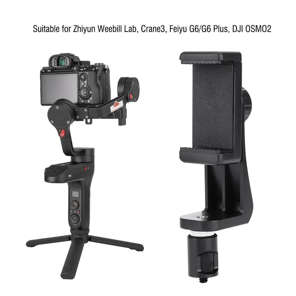 Alloy Mobile Phone Holder for OSMO2 Feiyu G6 Zhiyun Crane Weebill