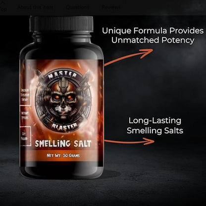 Labs Smelling Salt MASTERBLASTER- Strongest Ammonia Inhalant for Athletes ◆ P4E7