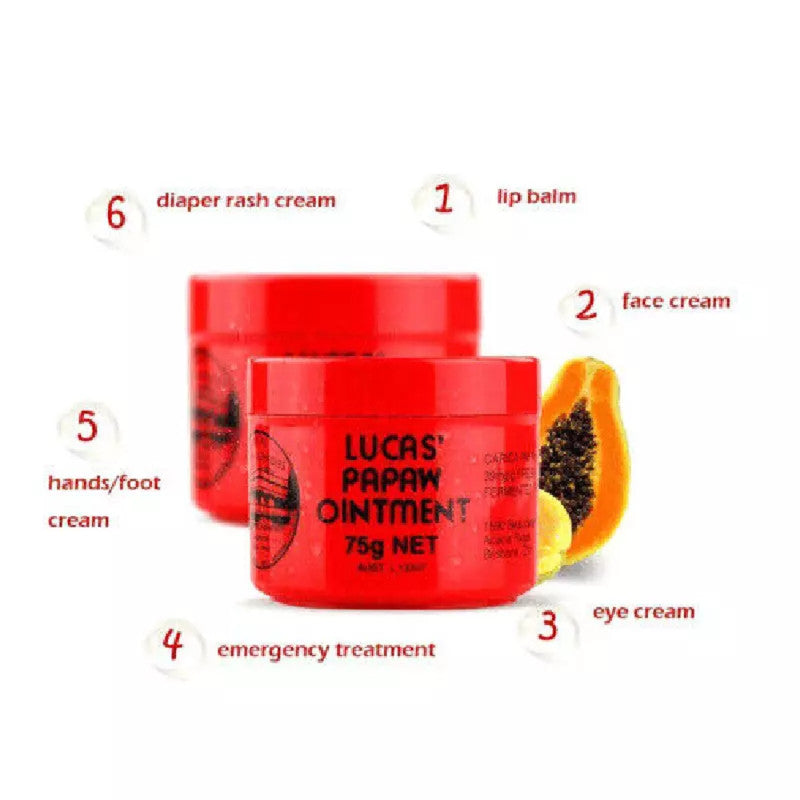 75g Lucas Papaw Ointment Paw Paw Genuine Australian Import Skin Moisturizing ~~