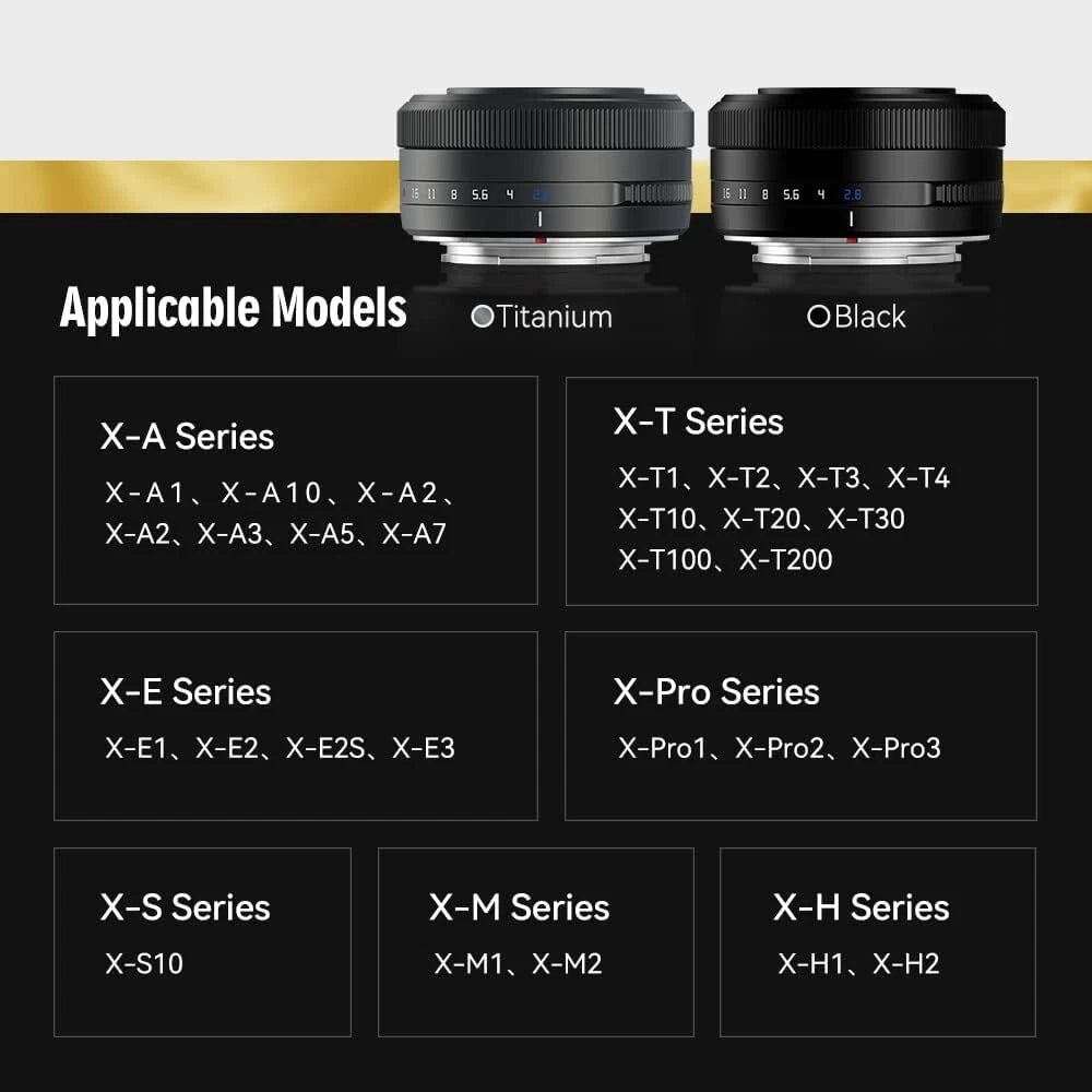 TTArtisan APS-C 27mm F2.8 Auto Focus Lens Half Frame for FX Mount AF Camera