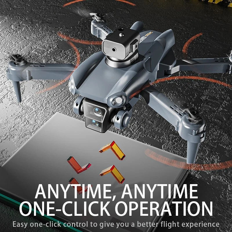 Mini Drone 8K HD Dual Camera GPS Aerial Photography Foldable Re with 3 Battery