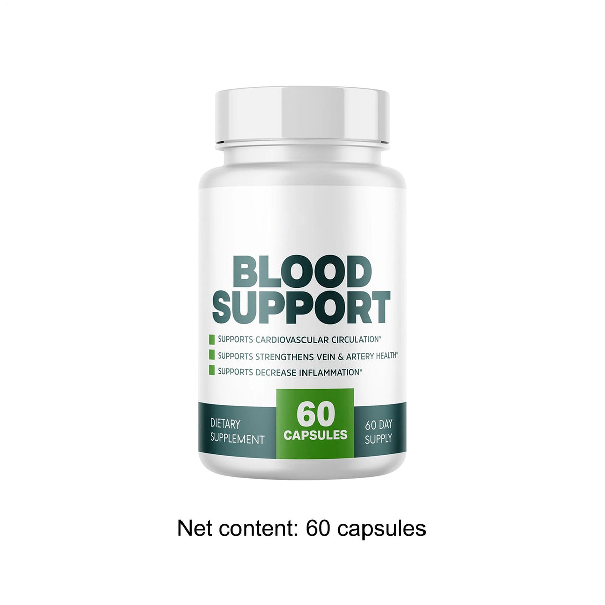 Healthy Flow Blood Support, Cardiovascular Circulation - 60 Capsules Genuine