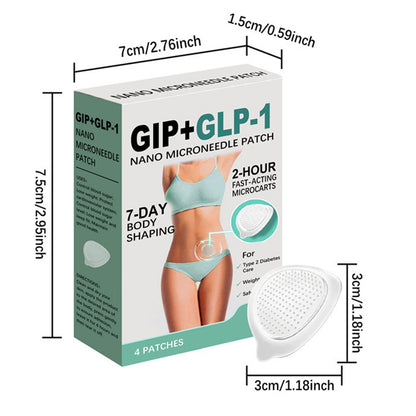 1~5X Nano Micro-needle Patch GLP - 1 Patch-Unisex Slimming Microneedle Patch