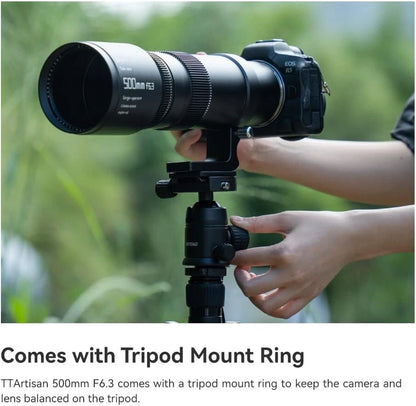 TTArtisan 500mm F/6.3 Supertelephoto Lens Manual Focus Full Frame Lenses