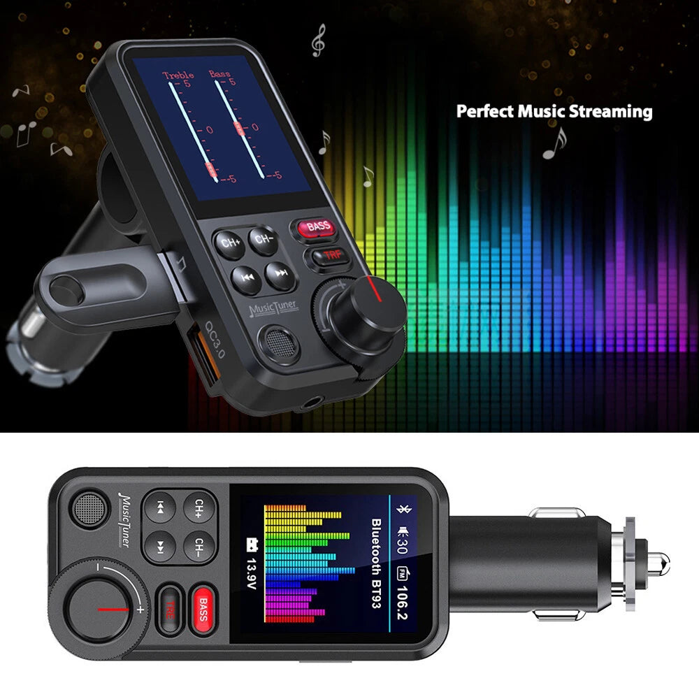 Bluetooth Car Kit MP3 Player FM Transmitter Wireless Radio Adapter USB Charger
