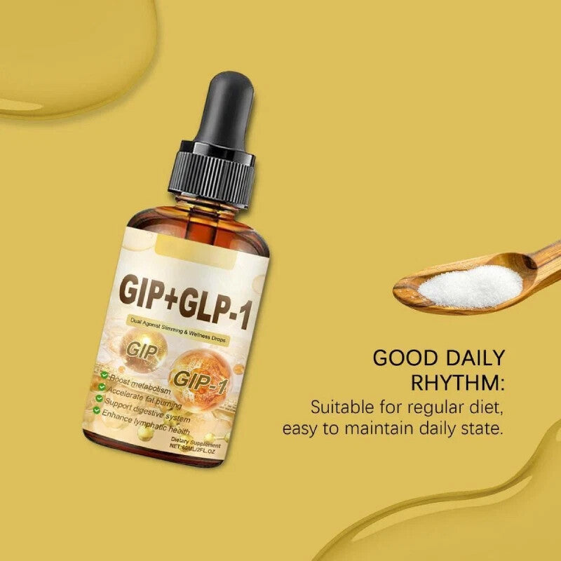 GIP Dual Agonist Slimming& Wellness Drops Boost Metabolism & Fat Burning New