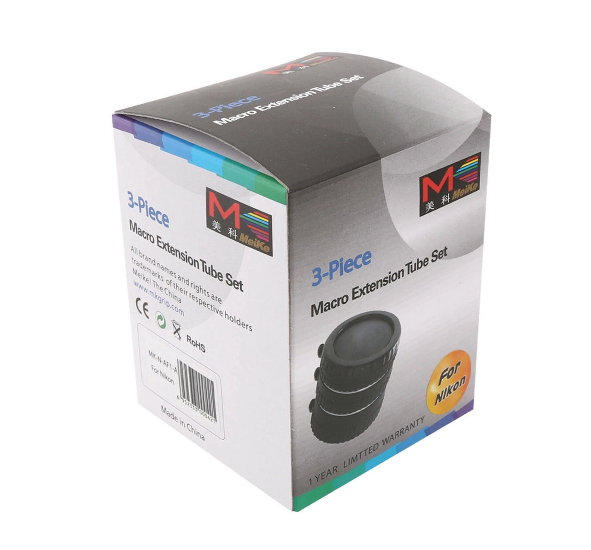 Meike MK-N-AF-B AF Auto Focus Macro Extension Tube Set for Nikon DSLR Camera