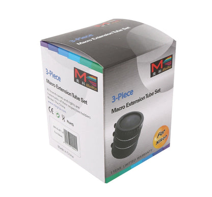 Meike MK-N-AF-B AF Auto Focus Macro Extension Tube Set for Nikon DSLR Camera